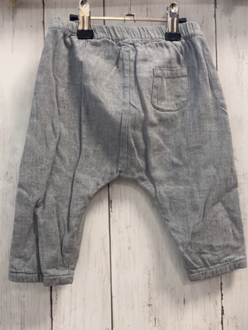 Zara  Hose  Gr. 80  grau gefüttert Gummizugbund 