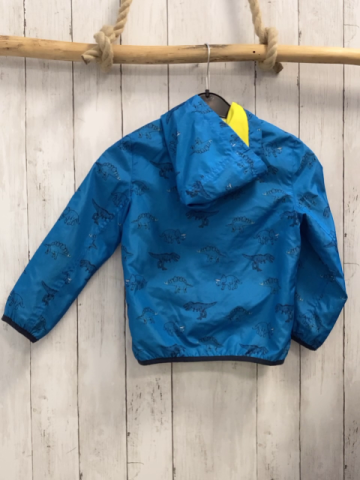  Regenjacke   Gr. 116  hellblau Dinos gelbes Futter 