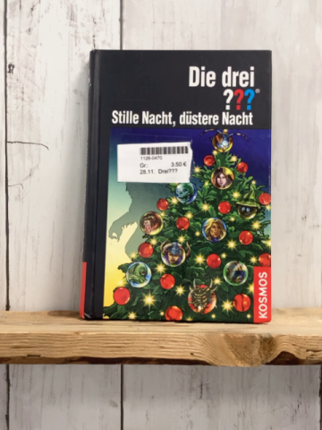 Drei???  Buch Stille Nacht, düstere Nacht 