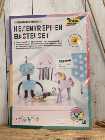 neu  Kreativbastelset  Hexentreppen Bastelset 10 Modelle 