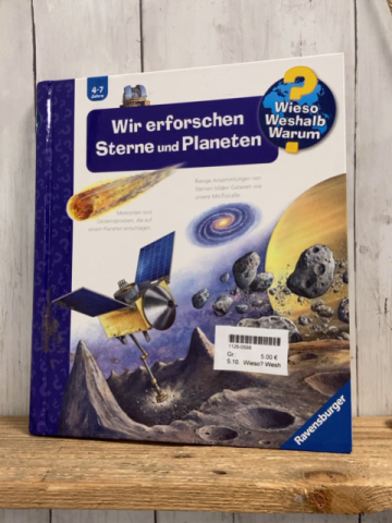 Wieso? Weshalb? Warum?  Pappbuch  Wir erforschen Sterne und Planeten 