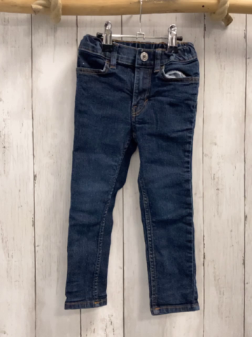 H&M Hose  Gr. 98  blau Jeans Bund verstelbar