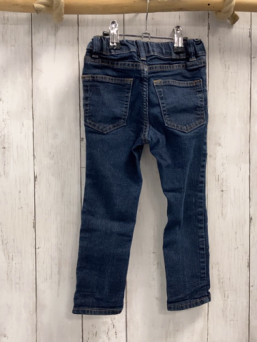 H&M Hose  Gr. 98  blau Jeans Bund verstelbar
