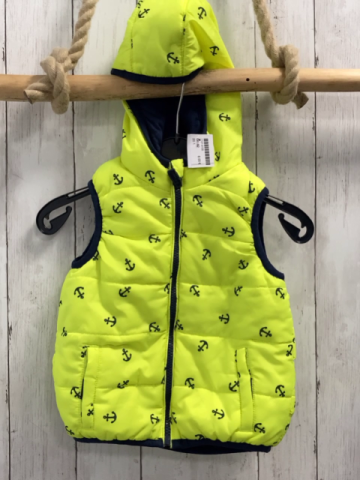   Weste  Gr. 92  gelb blaue Anker Bund + Futter 