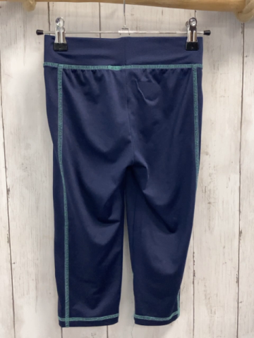  Sportcaprileggings Gr. 134  blau türkis Nähte