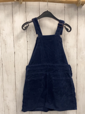 vertbaudet Kleid Gr. 128  blau Kord