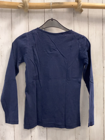 Review  Langarmshirt  Gr. 152  blau bunte gesickte Eule 