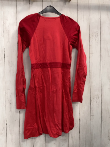 Desigual  Kleid  Gr. 158/164  rot bunte Kreise mit Blumen und Pailetten 