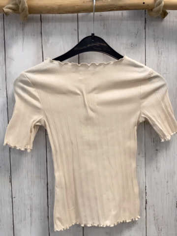 S´Oliver  T-Shirt  Gr. 128  beige Rippen 