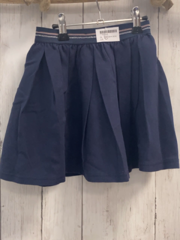  Rock Gr. 122/128  blau + blau silber rosa Streifenbund 