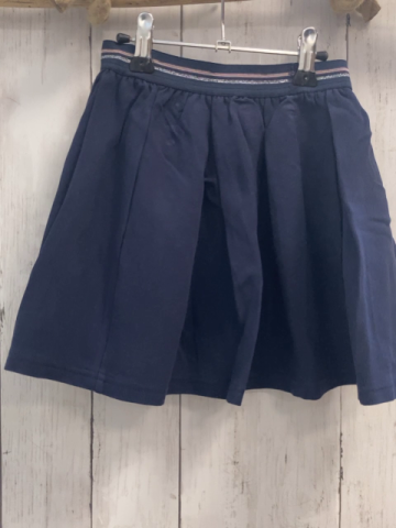  Rock Gr. 122/128  blau + blau silber rosa Streifenbund 