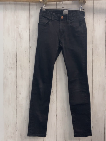 H&M  Hose  Gr. 140  schwarz Jeans Bund verstellbar 