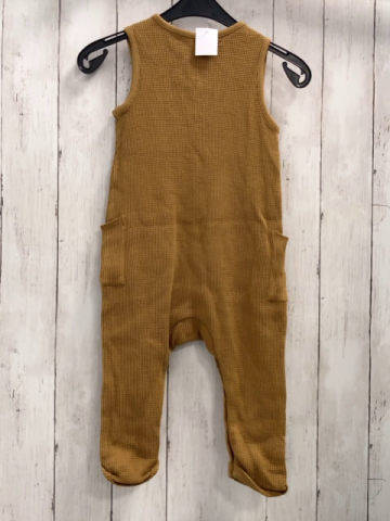 H&M  Overall Gr. 92  ocker Struktur 