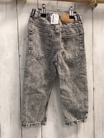   Zara  Gr. 98  grau Jeans Gummizugbund 