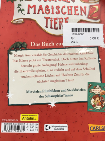  Buch Schule der magischen Tiere 2