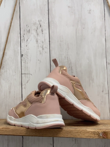 Frboo  Schuhe  Gr. 28  rosa mit goldenen glänzenden Applikationen weiße Sohle 