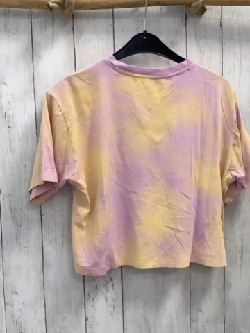 Adidas  T-Shirt  Gr. 158/164  rosa gelber Druck 