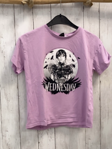   T-Shirt  Gr. 152  rosa Bild mit Wednesday 
