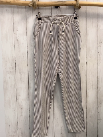 neu  Hose  Gr. 140  weiß dunkelblaue Streifen Gummizugbund mit weißer Kordel NP 12,99 €  