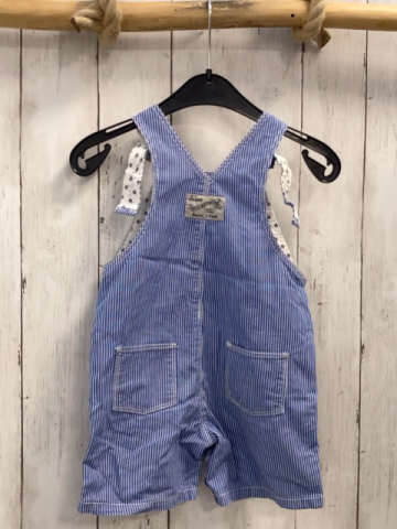 Petit Bateau  Latzshorts  Gr. 80  blau weiße Streifen 