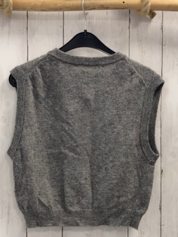 Zara  Pullunder  Gr. 152  grau Strick