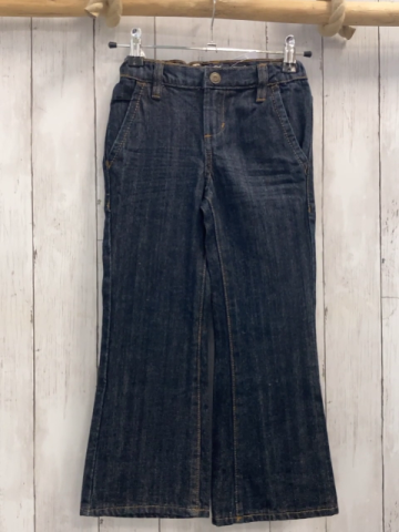   Hose  Gr. 110  blau Jeans breiter Schlag Bund verstellbar 