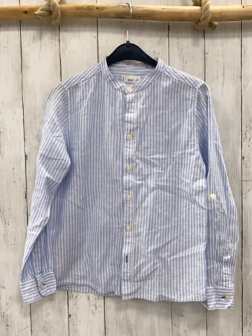 Mango  Hemd  Gr. 140  hellblau weiße Streifen 
