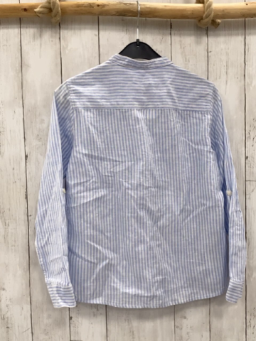 Mango  Hemd  Gr. 140  hellblau weiße Streifen 