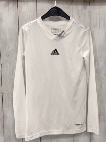 Adidas  Sportshirt  Gr. 140  weiß lang 
