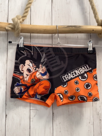  Badehose  Gr. 140  grau orange Figur Dragonball 