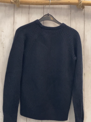 Jack & Jones  Pullover  Gr. 140  dunkelblau Strick Rippen 
