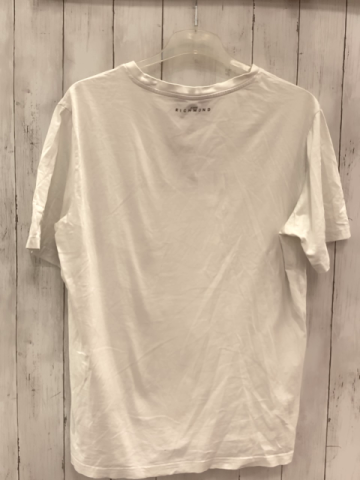 John Richmond  T-Shirt  Gr. 170/176  weß schwarze Schrift 