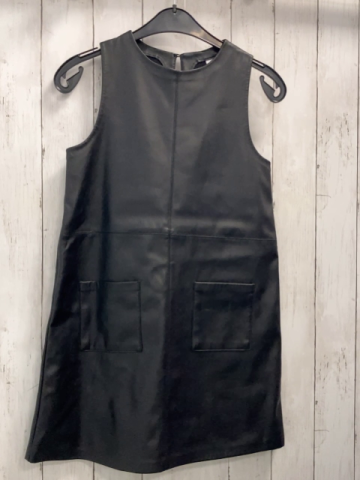Zara  Kleid  Gr. 164  schwarz lederoptik 