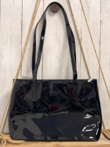 neu Gabor  Tasche  schwarz Lack Breite 37 cm Höhe 23,5 cm