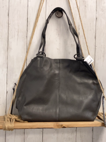 2tlg neu  Tasche  grau mit brauner Innentasche zum Herausnehmen Breite ca. 40 cm Höhe ca. 29 cm