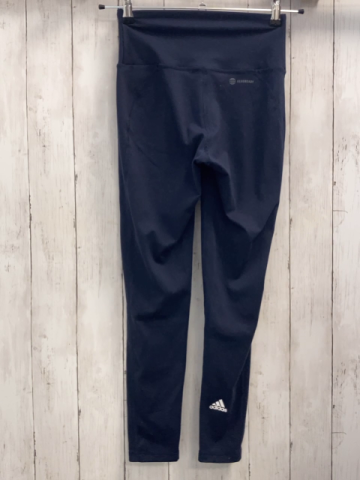 Adidas  Sportleggings  Gr. 38  blau weiße Schrift 