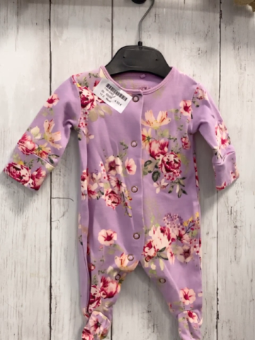 Next  Schlafanzug  Gr. 50/56  flieder große Blumen 