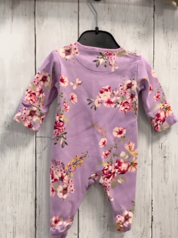 Next  Schlafanzug  Gr. 50/56  flieder große Blumen 