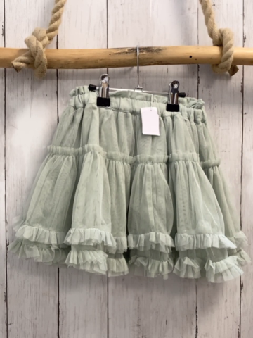 newbie  Rock Gr. 98  mint Tüllrüschen 