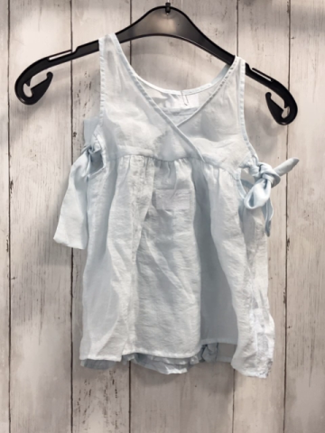   Kleid  Gr. 92  hellblau seitlich geschnürt 