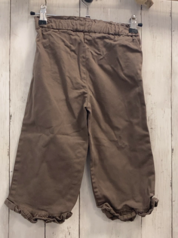 zara Hose Gr. 104  braun weiße Kordel