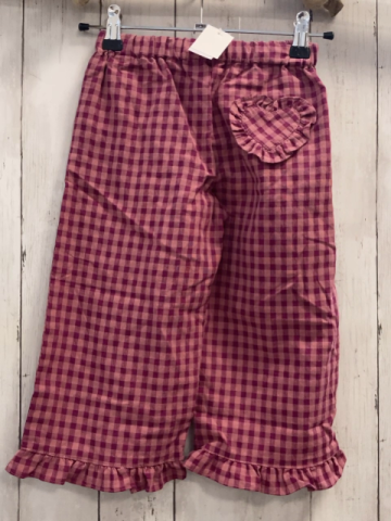 zara Hose Gr. 104  pink lila kariert