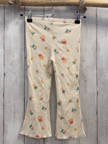 Mori Hose Gr. 98  beige gerippt Peppa Pig