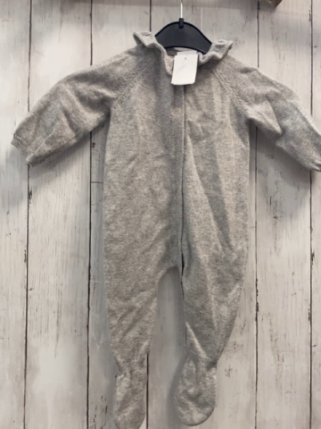 Mango Overall Gr. 68  grau Strick 