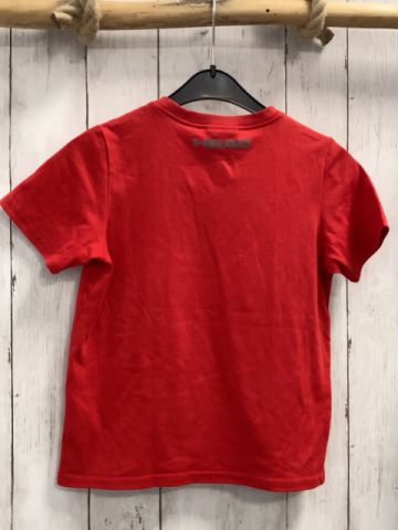Head  T-Shirt  Gr. 128  rot weiße Schrift 