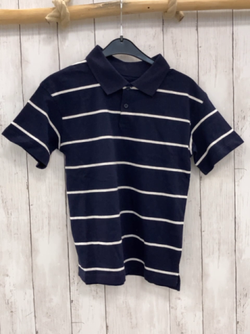 neu H&M  Poloshirt  Gr. 122/128  blau weiße Striefen 