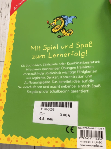 neu  Lernblock Mein superstarker Schulanfangsblock