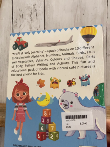   Lernbuchsammlung  My First Early Learning Pack of 10 Books 