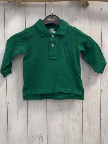 Ralph Lauren  Poloshirt lang  Gr. 74  grün 