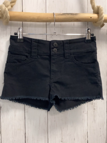 H&M  Shorts  Gr. 140  schwarz Fransensaum Bund verstellbar 